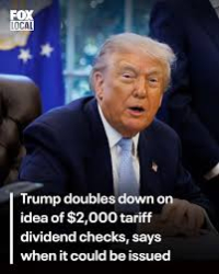 Press Release: Trump’s Tariff Dividend Idea Shows Some Promise